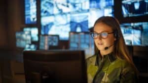 Communication center woman | NCAB Group