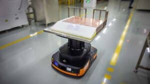 Robot with PCB material | NCAB Group