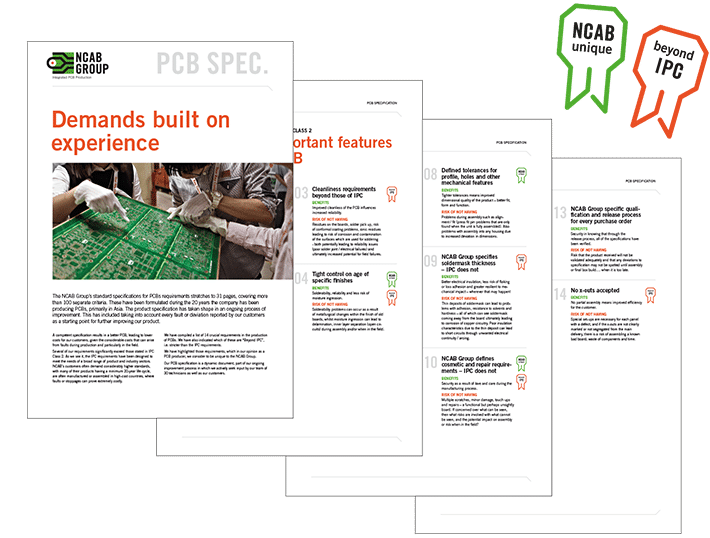 NCAB Group PCB specification | NCAB Group