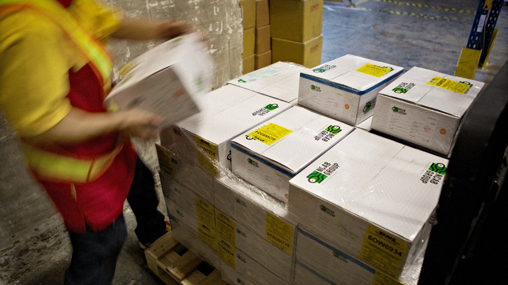 NCAB boxes waiting to be delivered | NCAB Group