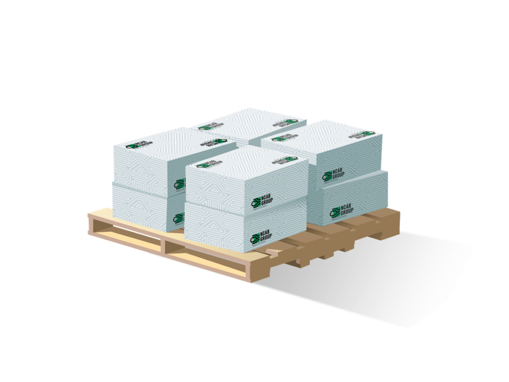 Pile of NCAB boxes for printed circuit board | NCAB Group