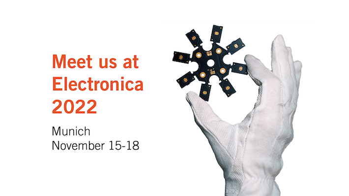 Meet us at electronica 15-18 November