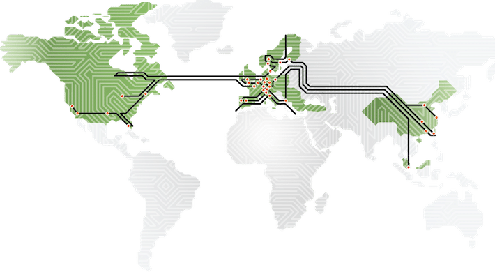 NCAB Group world map